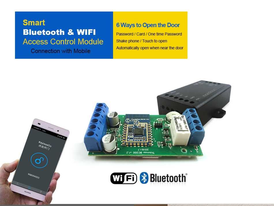 Модуль контроля доступа BC200 KeylessGO Smart Bluetooth & WIFI Module