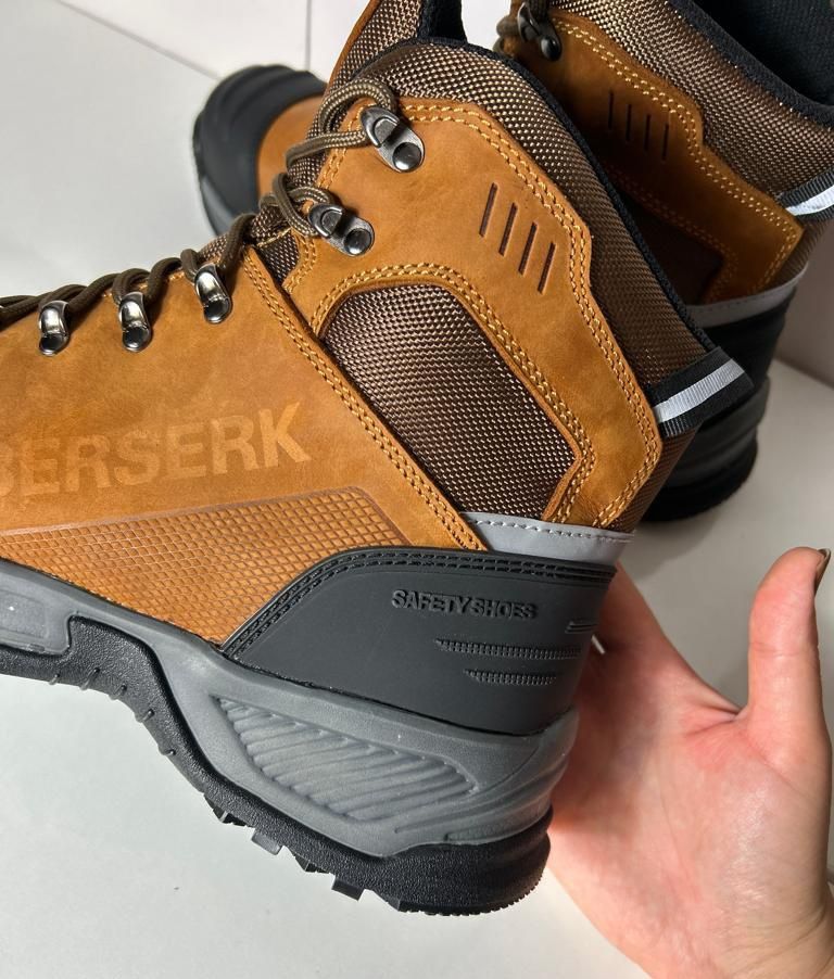 Buty robocze S3 CE ISO Bydlęca licowa skóra Lekkie Wodoodporne Komfort