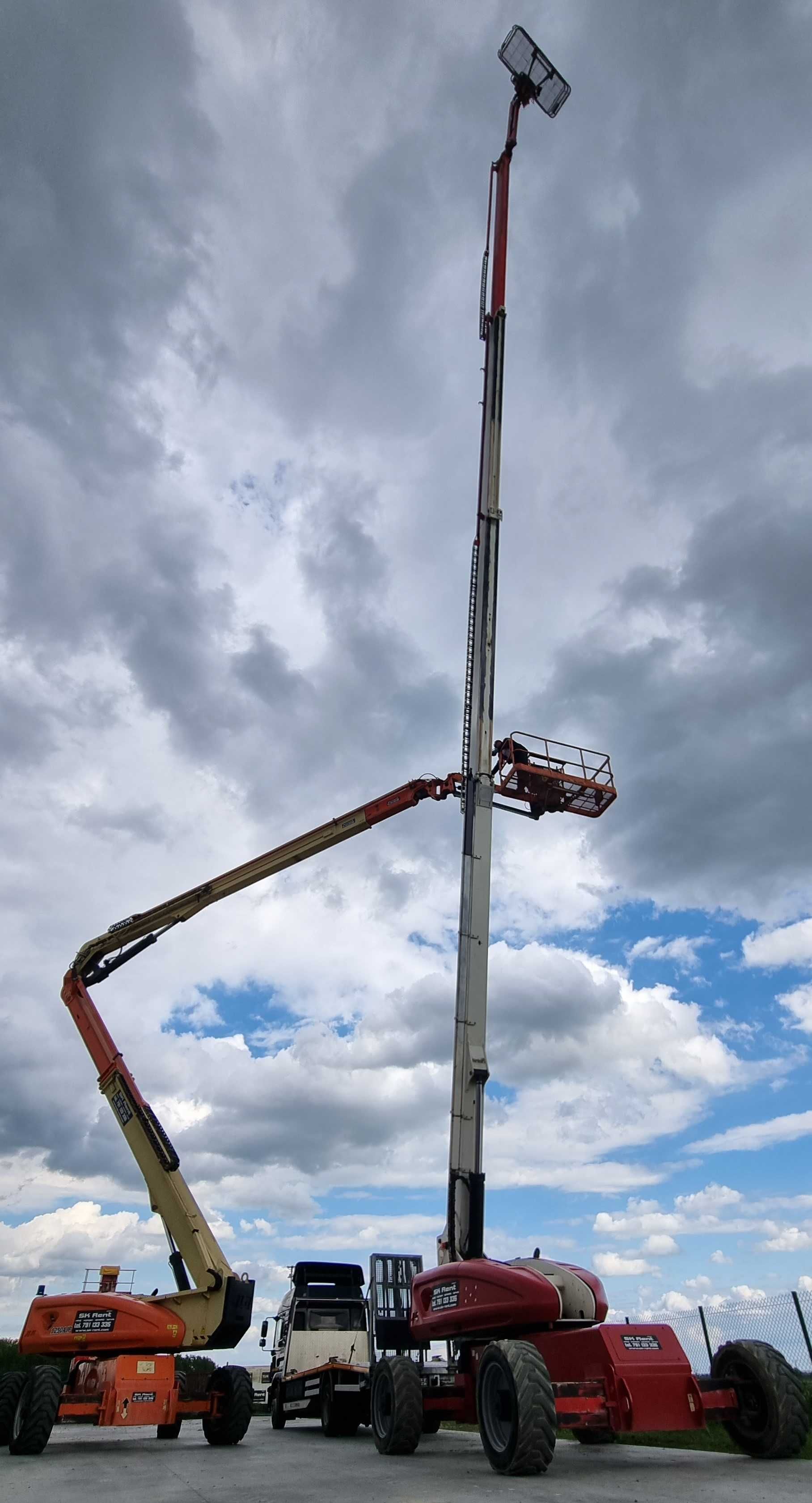 Ładowarka teleskopowa 25m 6t wynajem usługi ,  obrotowa od 14 do 30m