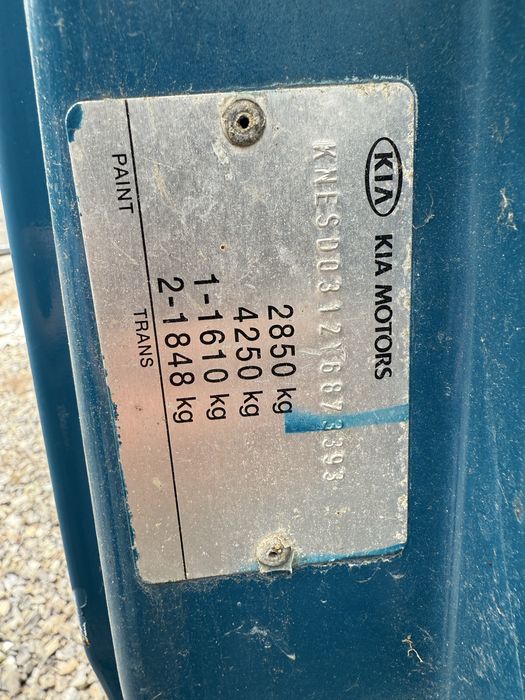 KIA K 2700 Samochód dostawczy 2000 r. SD0312, Przebieg 254 tys. Km