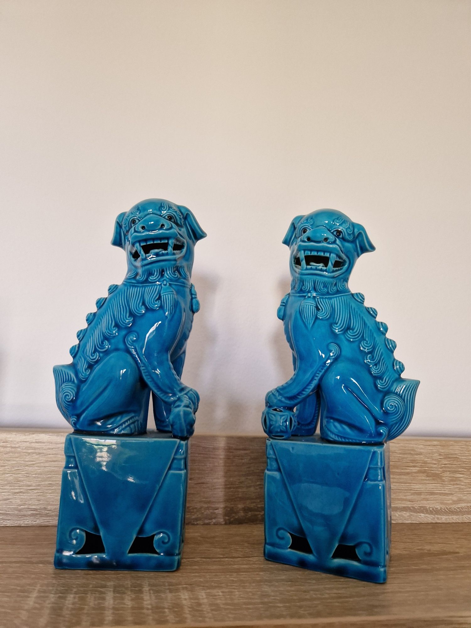 Cães de foo. Porcelana Oriental.