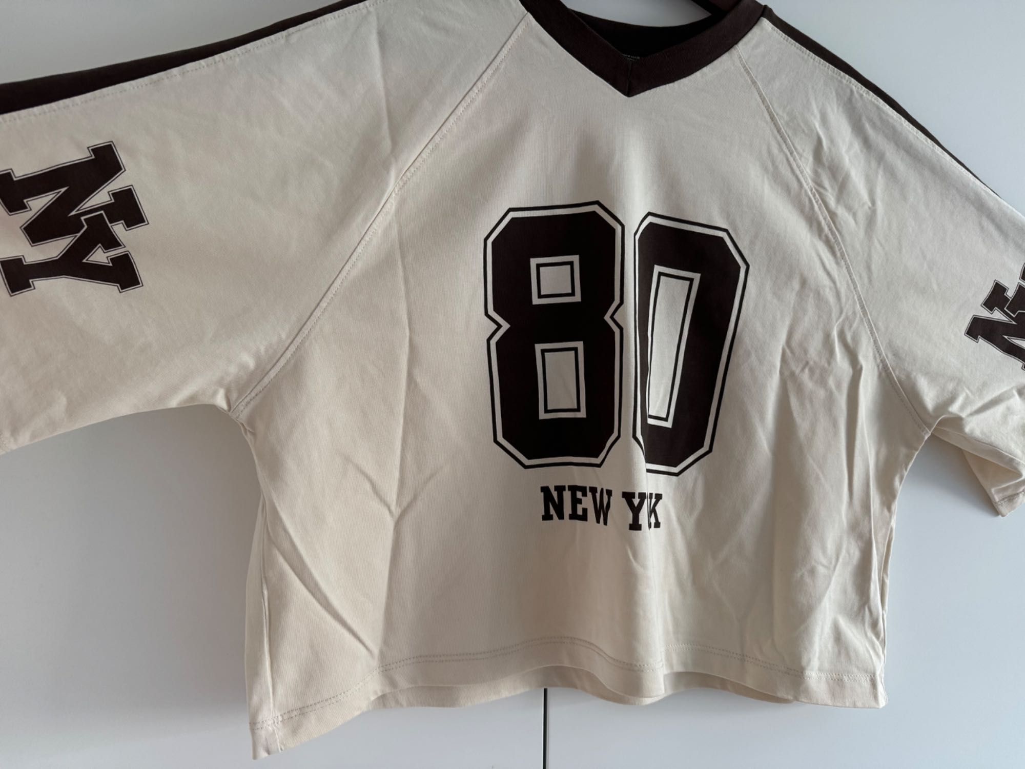 Zara T-shirt koszulka oversize NY M