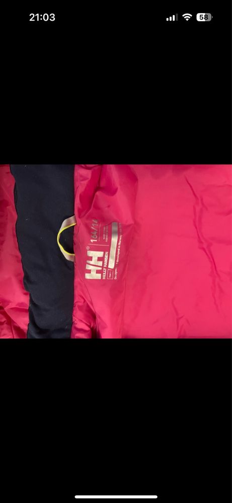 Spodnie kurtka komplet narciarski Helly Hansen 164