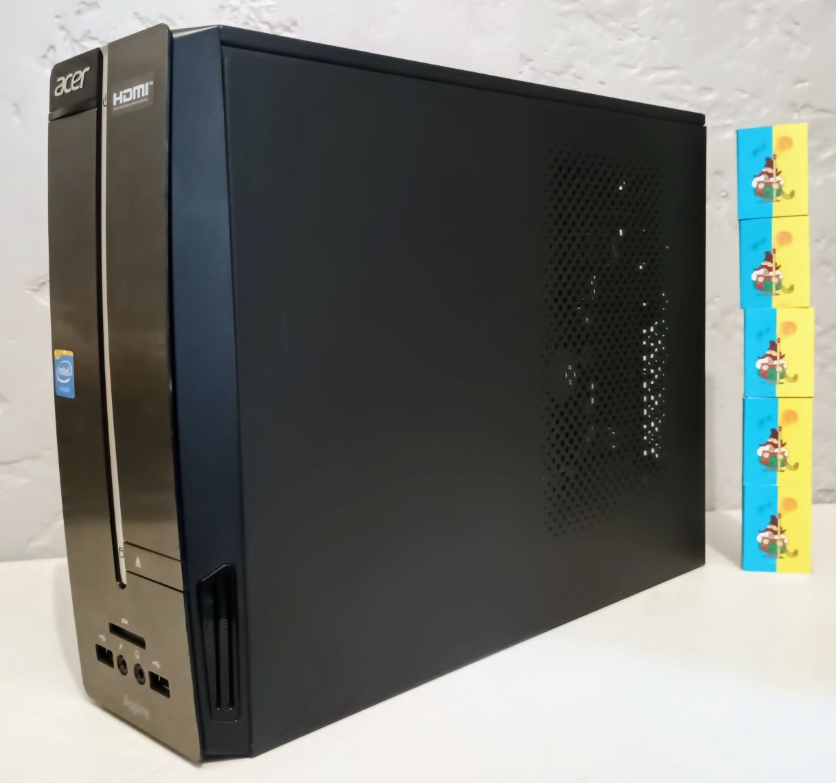 Ігровий міні ПК (s:1151 i3-7100, 8ram, ssd, hdd, 1gb ddr5 video)