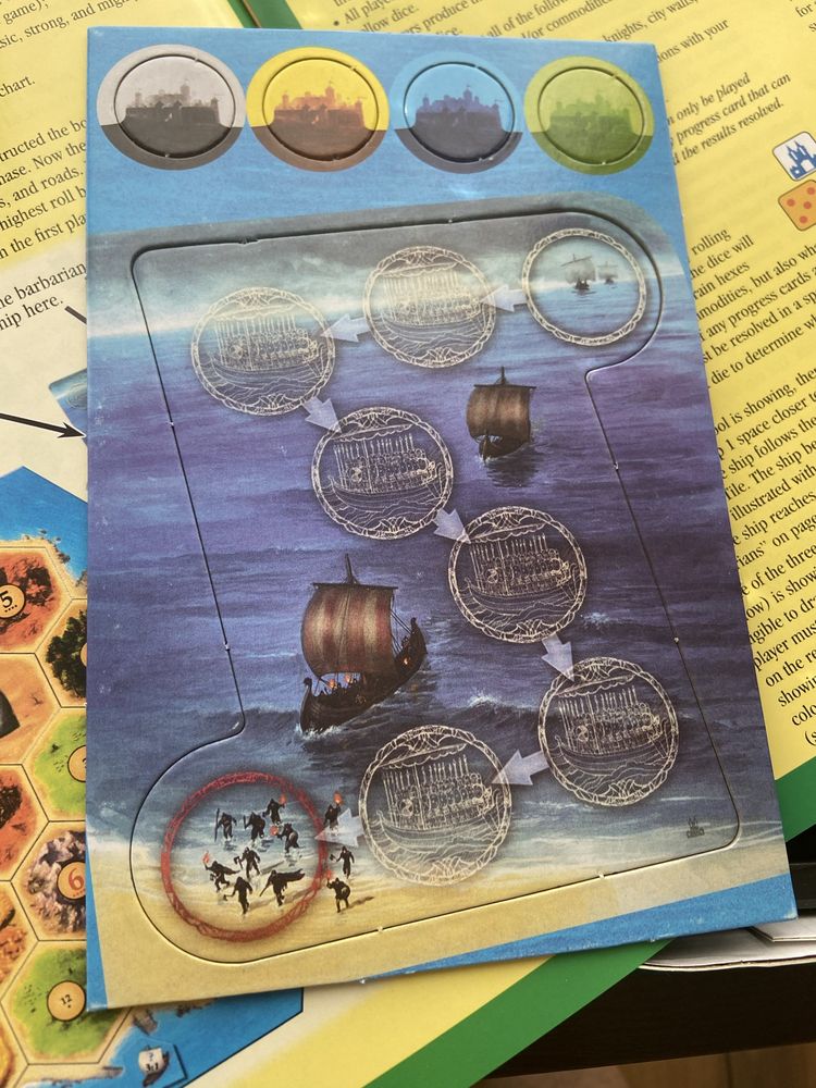 Catan rozszerzenie miasta i rycerze 3-4 graczy- wersja angielska