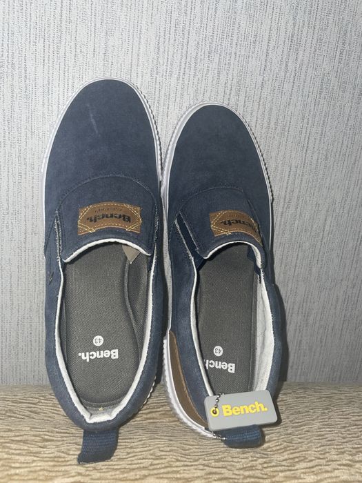 чоловічі сліпони Bench (43 розмір) — Оригінал, мокасини