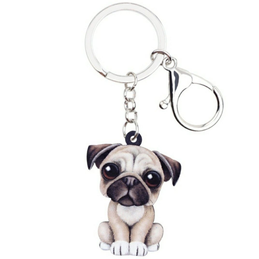 Porta Chaves Pug.