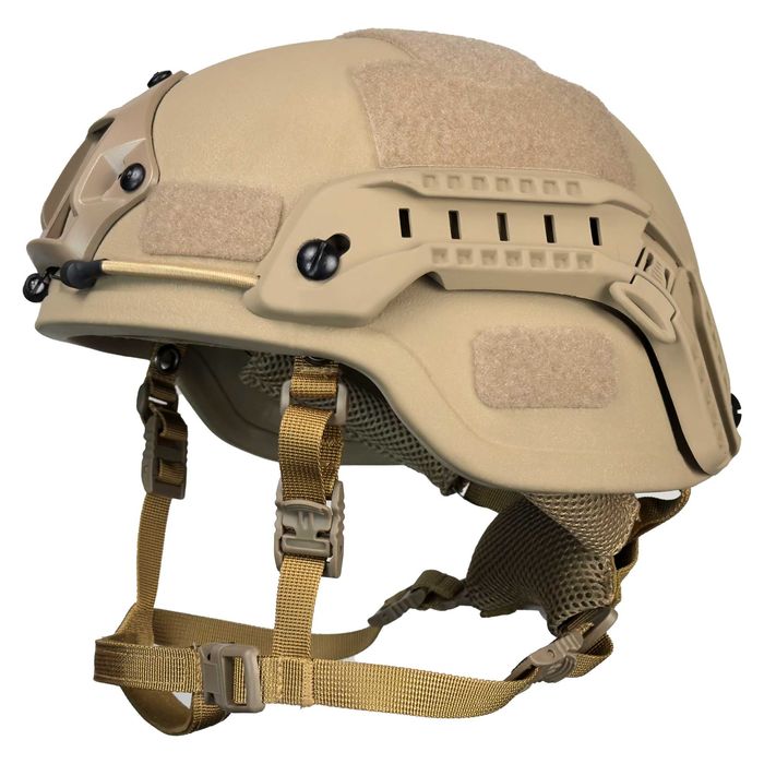 Шолом MICH 2000 Assault Shell Helmet Coyote. Койот (пісочний). ДСТУ.