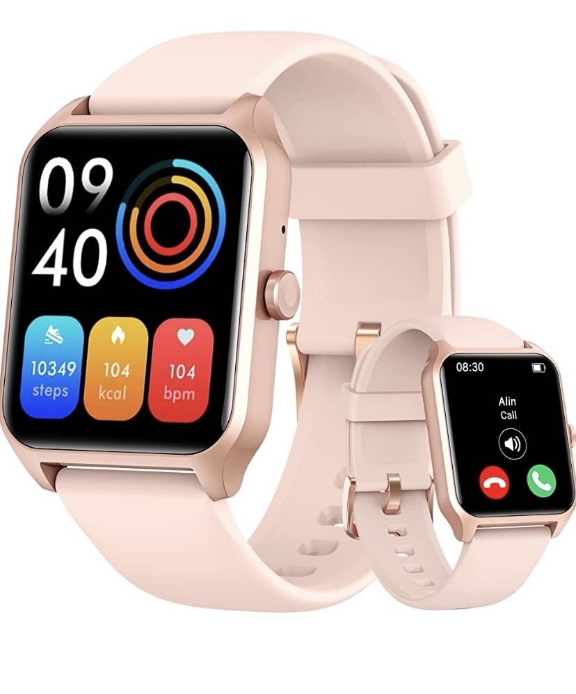 Smartwatch damski różowy marki Tenesy 1,8” nowy oryginalny.
