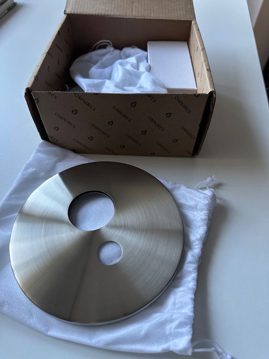 Omnires Y bateria wannowo-prysznicowa podtynkowa nikiel Y1235NI