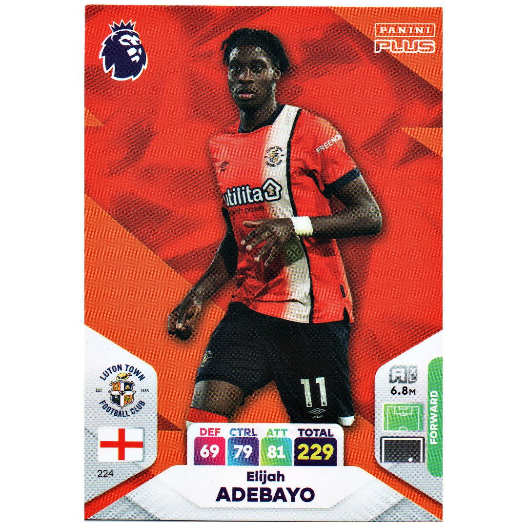 Karta Panini 224 Premier League 2024 Plus Elijah Adebayo