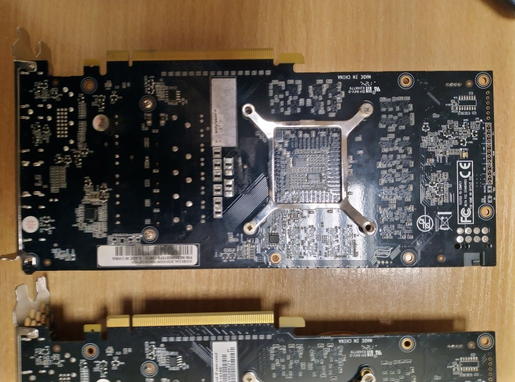 Продам три не працюючі відеокарти Palit GTX 1060 3 Gb одним лотом.