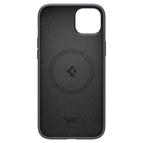 Etui Spigen Silicone Fit Mag z MagSafe na iPhone 14 Plus - czarne