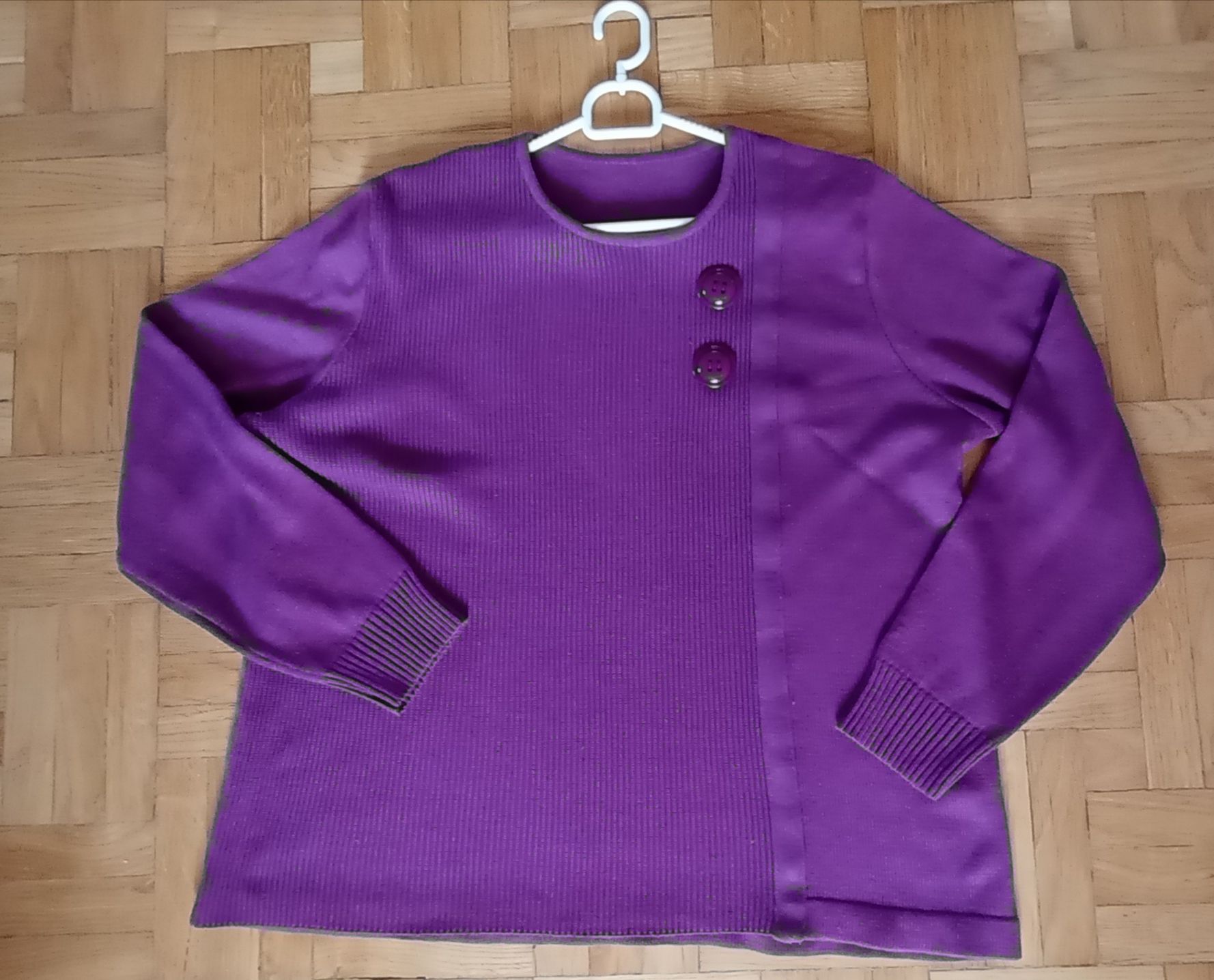 Sweter sweterek fiolet fioletowy  4 xl