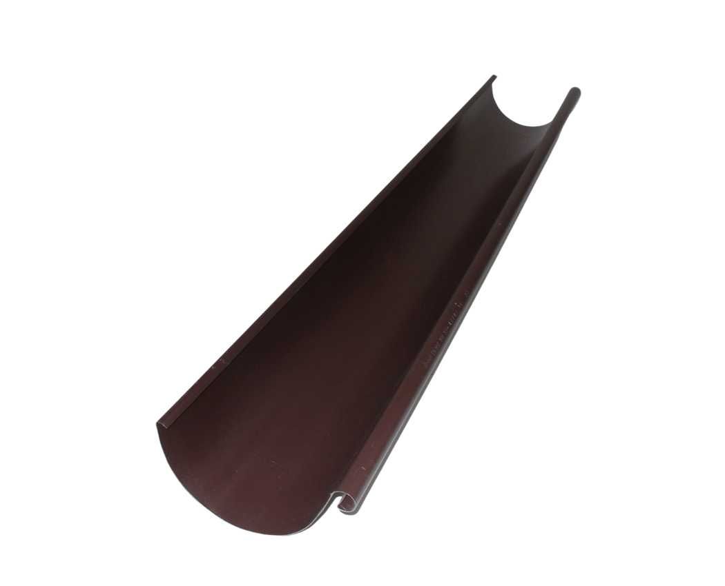 ZAMBELLI rynna dachowa stalowa BRĄZ 125mm  LIKWIDACJA MAGAZYNU!