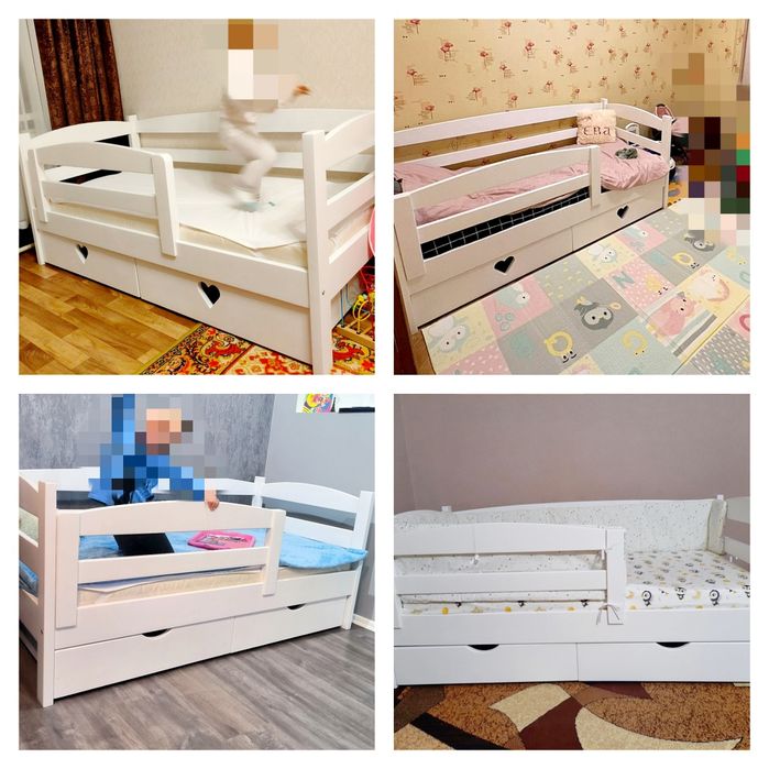 В НАЯВНОСТІ 06.12.25. Дитяче ліжко з дерева. Підліткове ліжко 160х80