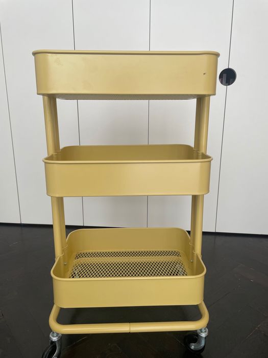 Ikea regał kosz na kółkach Raskog