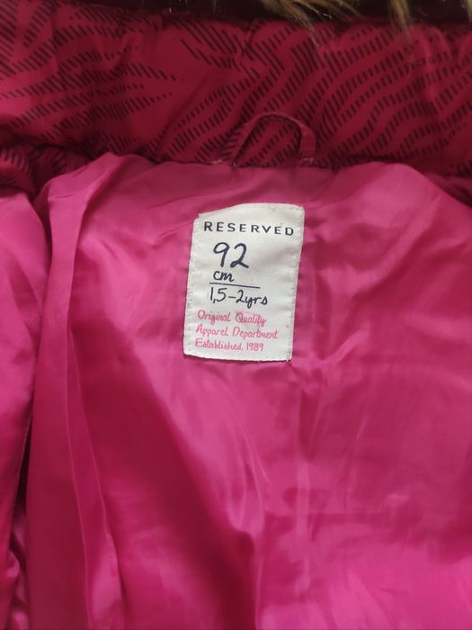 Kurtka zimowa Reserved 92/98