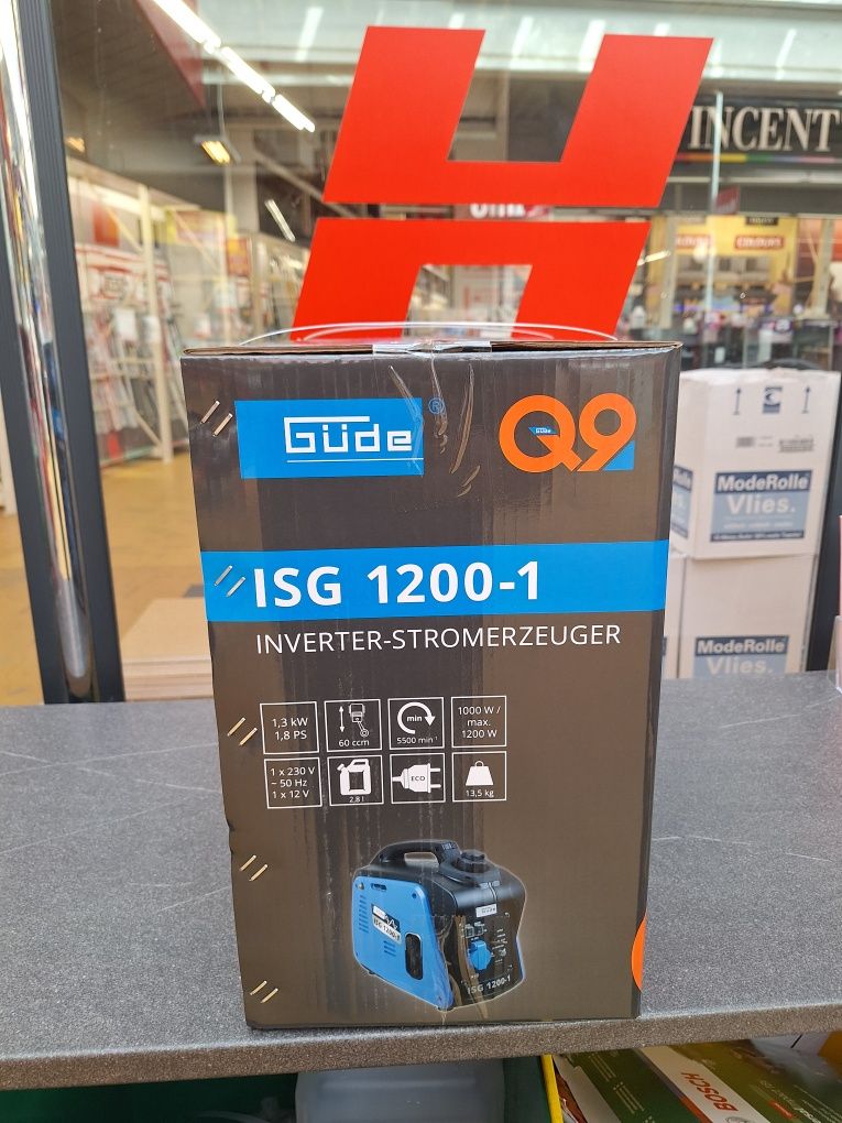 Продам новый  инверторный генератор фирмы Gude 1200кВт