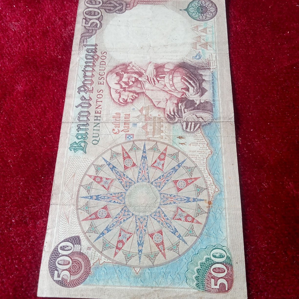 Nota 500 escudos 1955