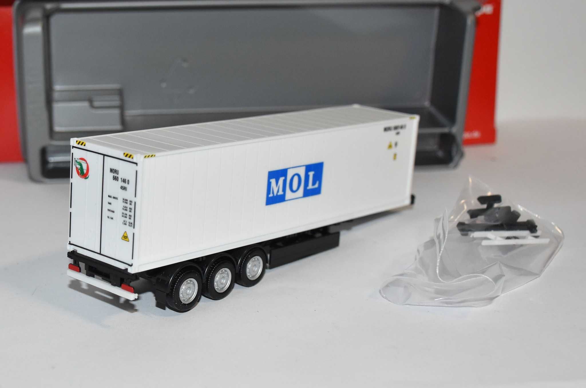 Herpa naczepa + kontener "MOL" 1:87