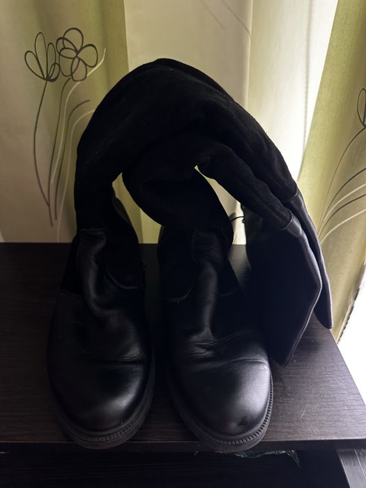 Жіночі чоботи ботфорди зимові