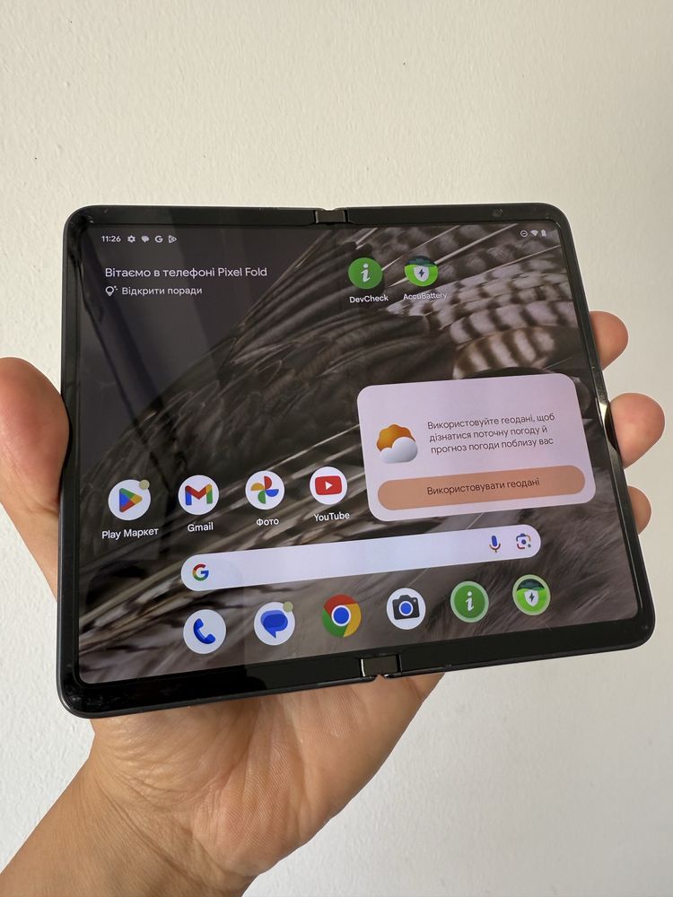 Google Pixel fold 256gb. Neverlock. Гарний стан