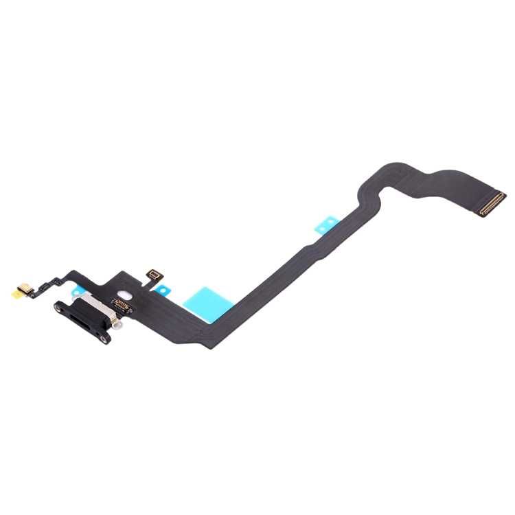 Flex Conector de carga para Iphone X - Preto e Cinzento