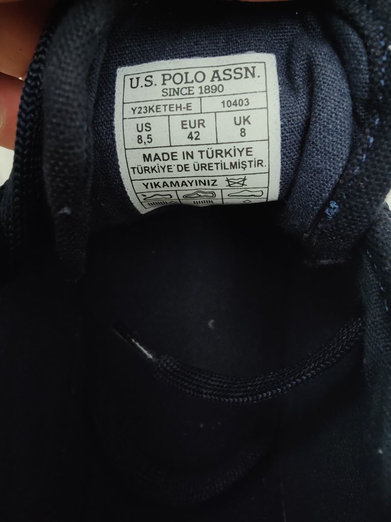 Кеды US Polo ASSN  42р - но реально  42.5