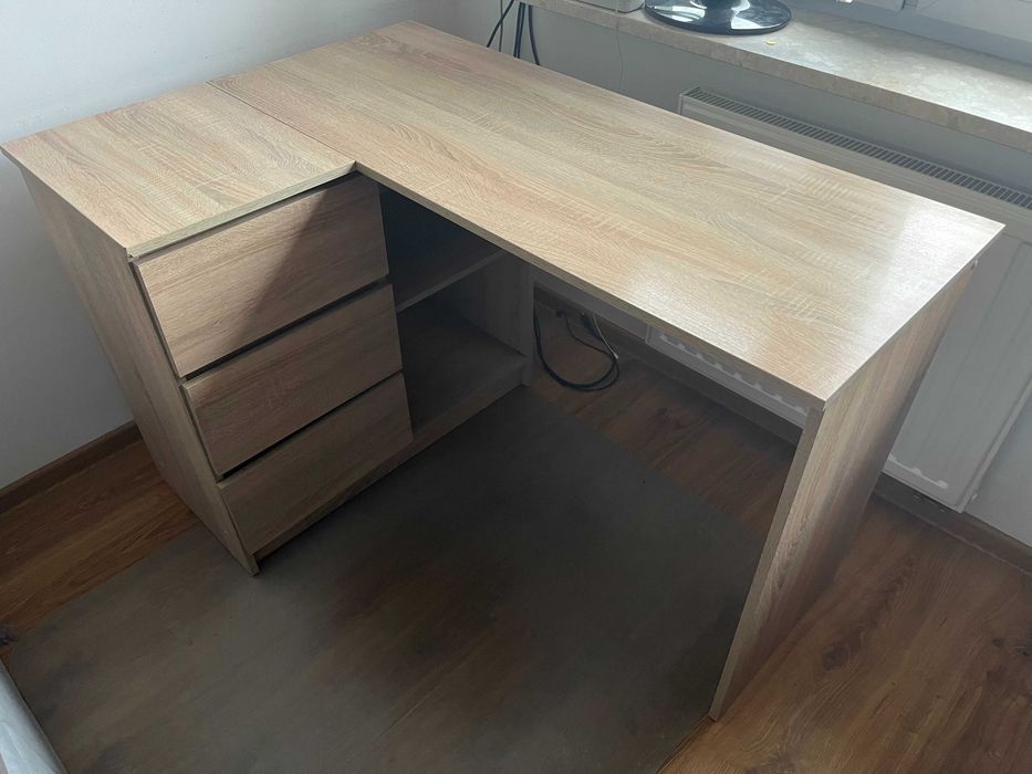 Biurko 124x85 pilne