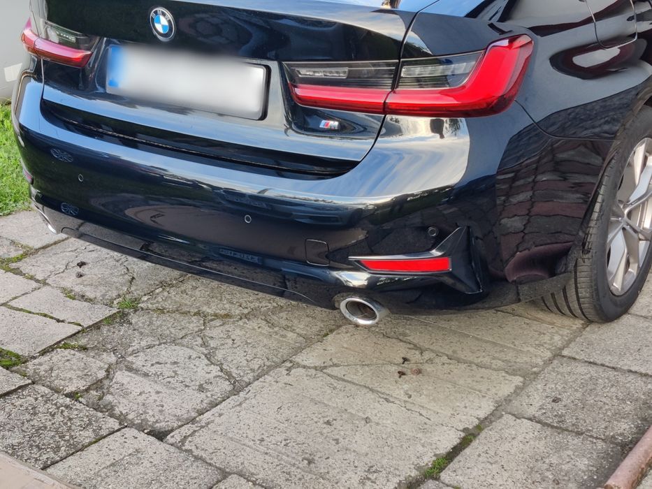 BMW 3 G20 ZDERZAK TYŁ TYLNY 475 6 PDC idealny do założenia