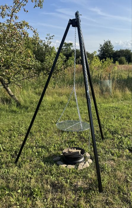 Grill trójnóg z rusztem