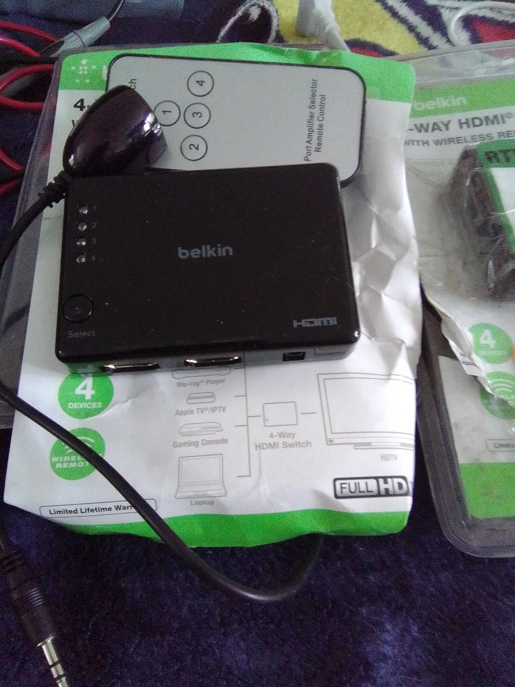 Продам  коммутатор Belkin HDMI SwitchBox high speed
