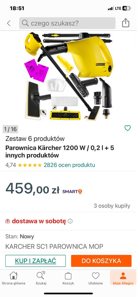 Parownica karcher