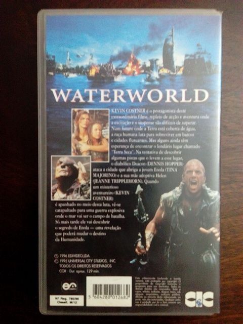 VHS -Waterworld - Kevin Costner