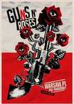 Guns N Roses Warszawa Koncert 2025 poster