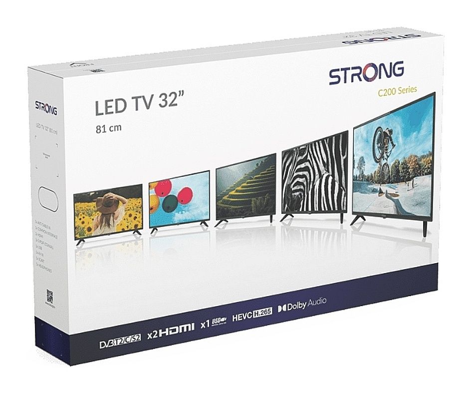 TV LED STRONG_32"_SRT32HF2003_Ecran_81,3 Cm_Novo na Caixa_Estrear