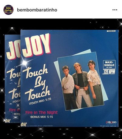Disco de Vinil dos Joy - Touch by Touch