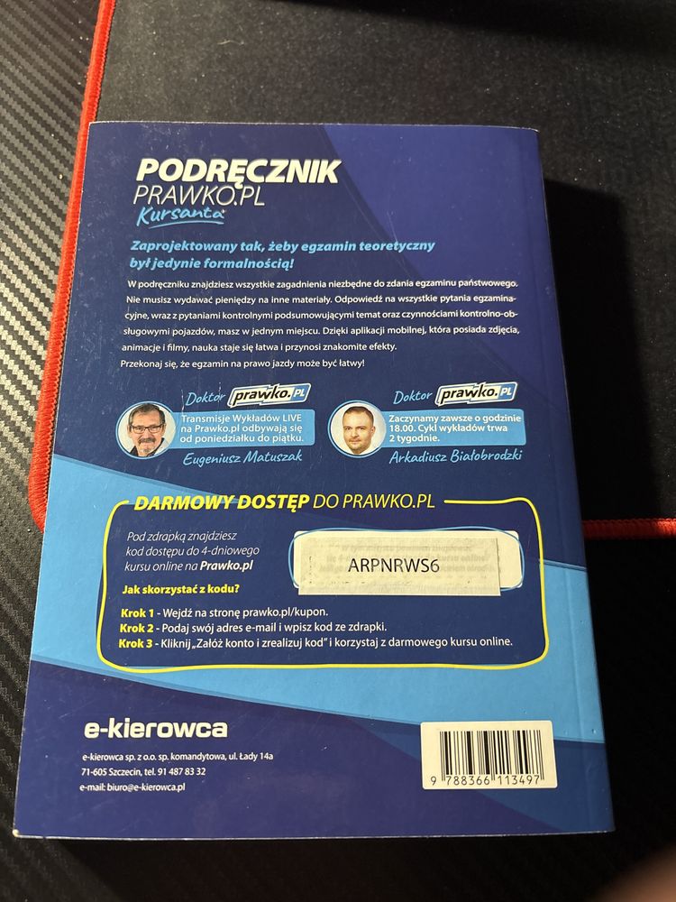 Podrecznik prawa jazdy Prawko PL kategoria B