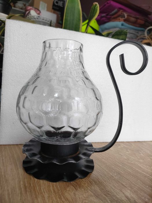 Lampa w stylu naftowej , kaganek, lampion, świecznik