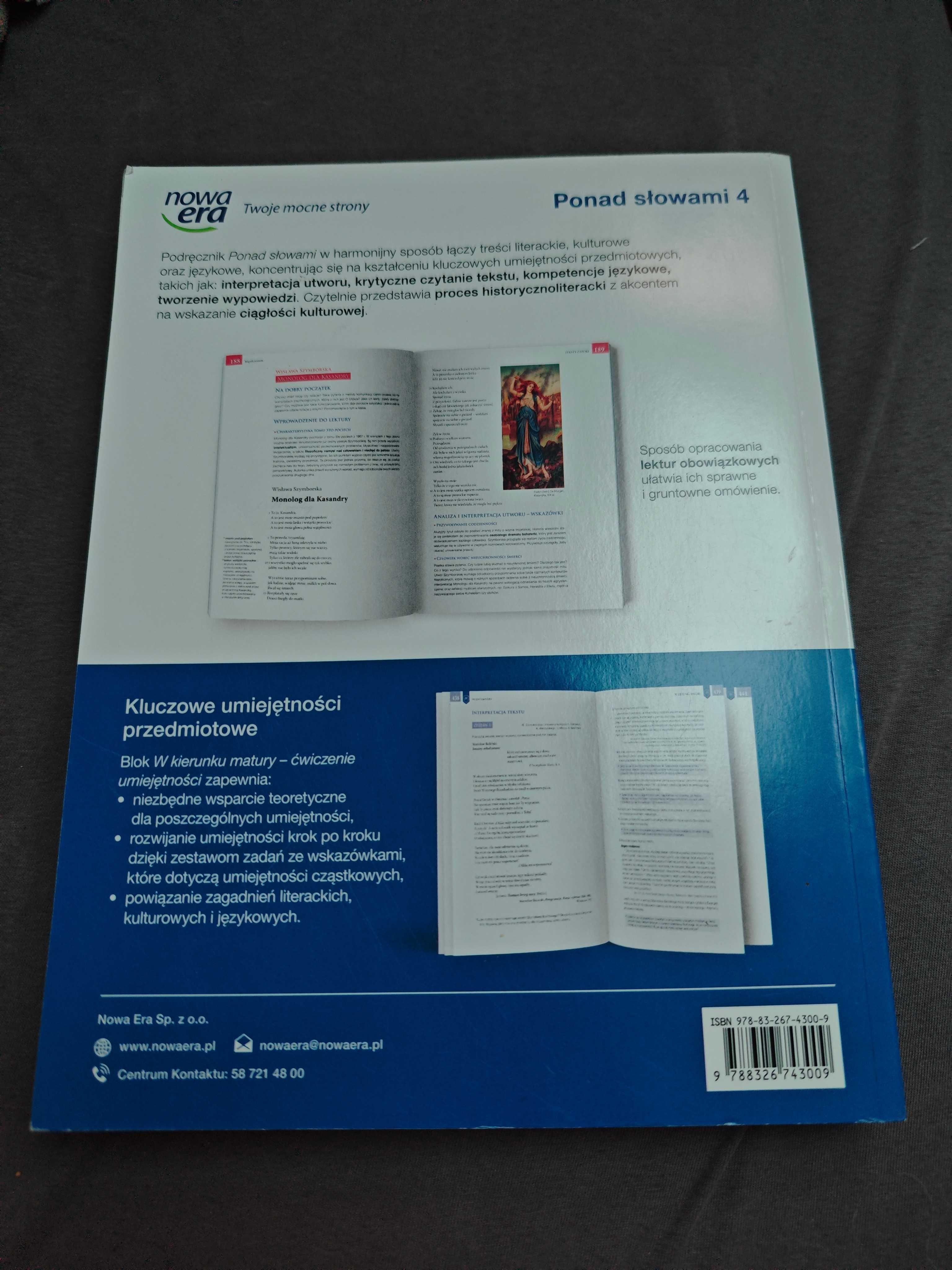 Podręcznik Ponad Słowami 4