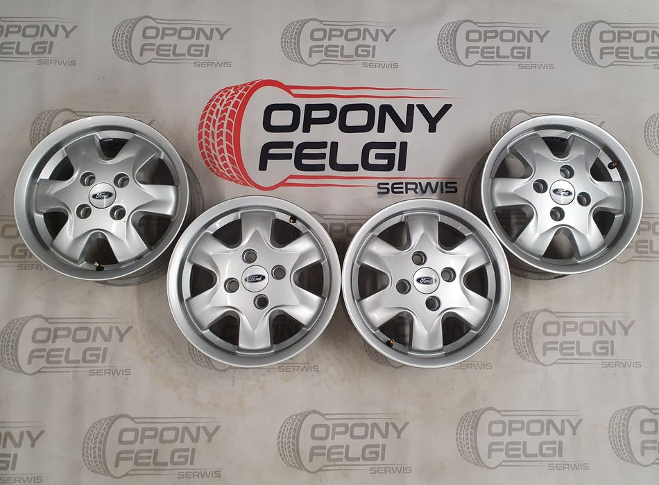 Alufelgi 14 Ford Ka Fiesta Focus Fusion 4x108 Mazda 2 opony felgi Opat