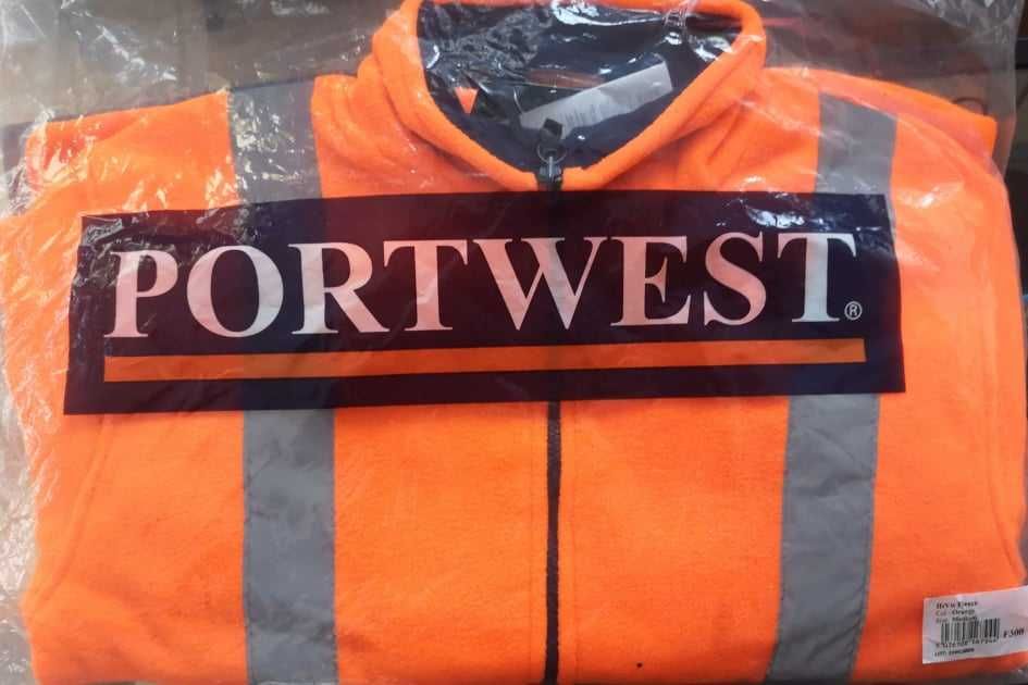 Portwest Hi-Vis polar z podszewką siatkową + kurtka odblaskowa