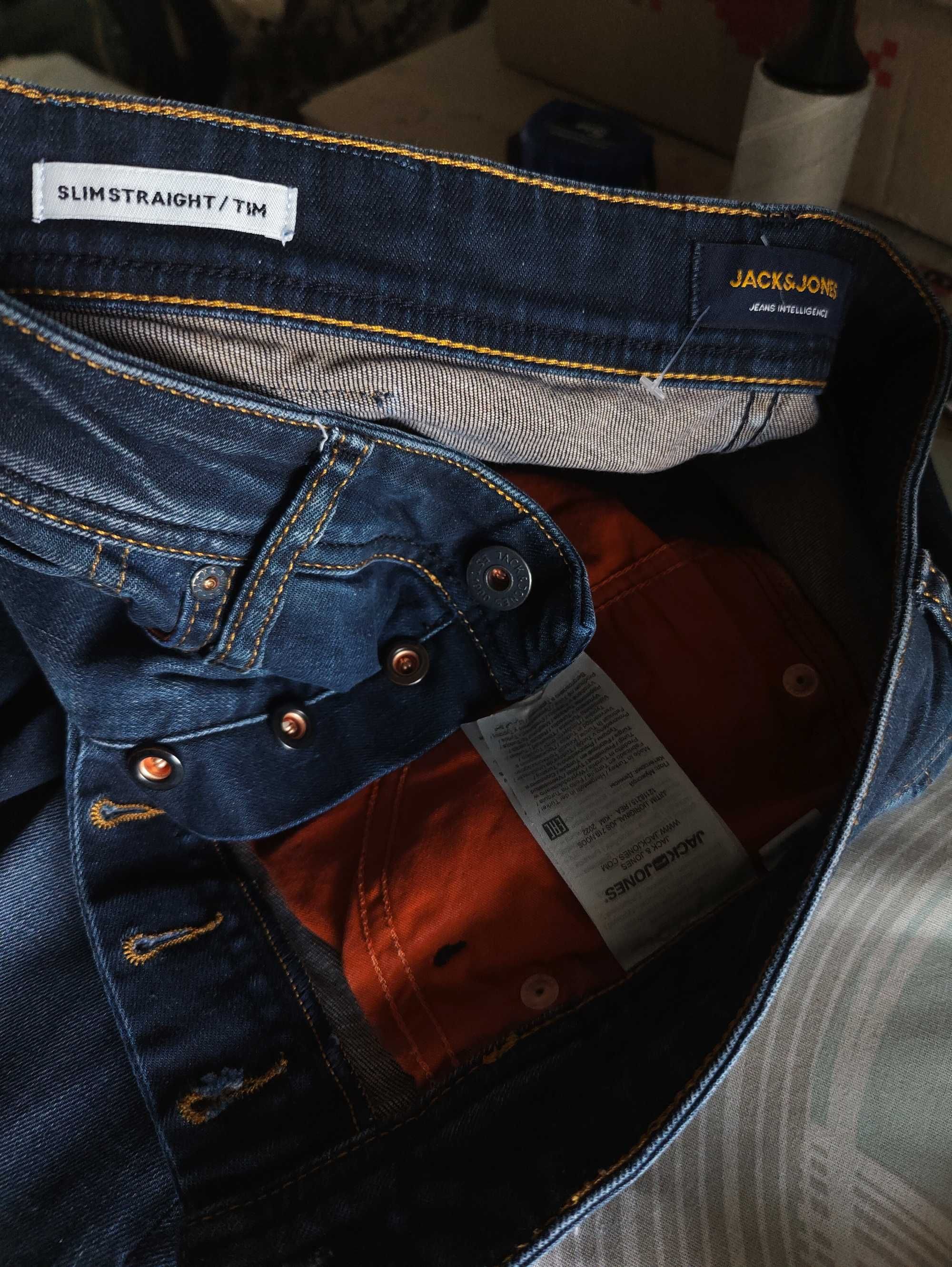 Джинсы Jack&jones jeans w31 stretch navy.