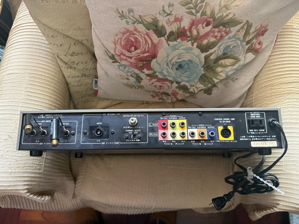 Technics TV sound Multiplex Tuner ST-808V color rare 100% funcional