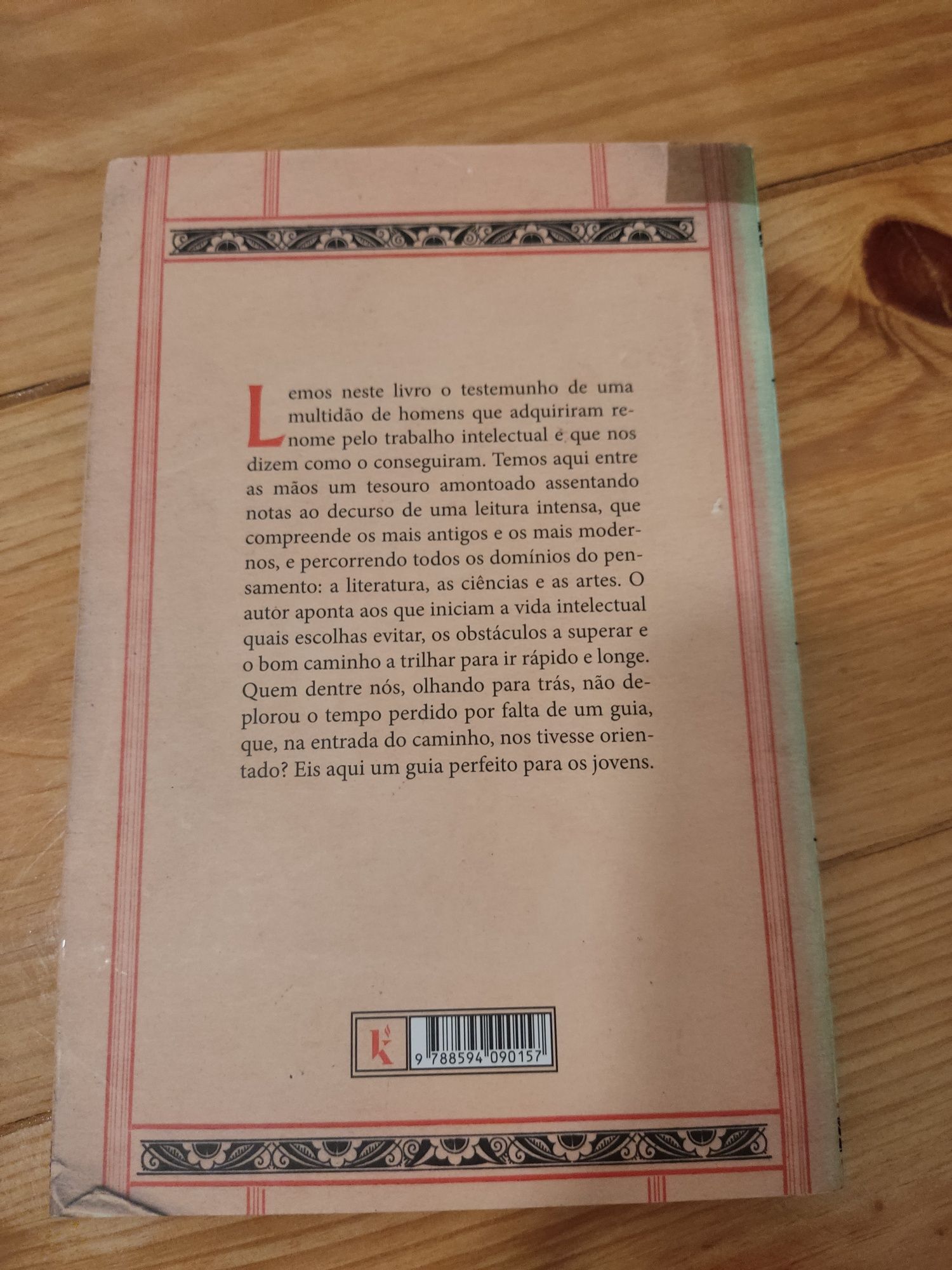 Livro "Conselhos sobre o Trabalho Intelectual"