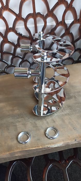 Тримач зубних щіток і пасти хромована латунь