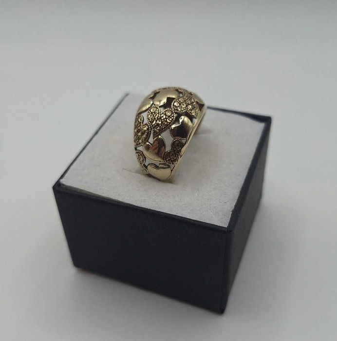 Złoty pierścionek 3,87gr SPOKO LOMBARD BEŁCHATÓW skup złota