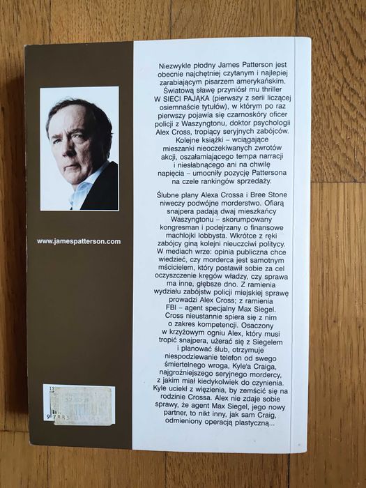 James Patterson W krzyżowym ogniu - thriller