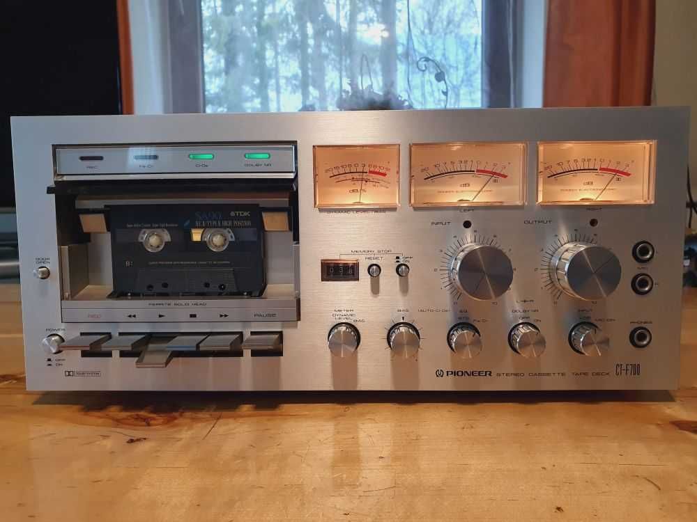 Deck Vintage! Magnetofon kasetowy PIONEER CT-F700 | Ideał! Jak Nowy!